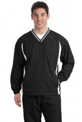 Tall Tipped V-Neck Raglan Wind Shirt
